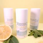 Déodorant naturel sans bicarbonate de soude - 100% naturel - Aux huiles essentielles de citron et Menthe Poivrée bio - Tube en carton push-up Savonnerie Cos'mo Atelier - Jura 39