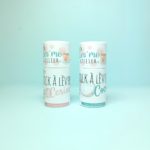 Stick à lèvres cerise ou coco - Stick en carton - stick à lèvre push-up - Savonnerie artisanale Cos'mo Atelier - Jura 39