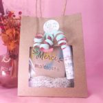 Coffret personnalisé - Cadeau fin d'année - merci maîtresse maître nounou atsem - Savonnerie artisanale Cos'mo Atelier - Jura (39)