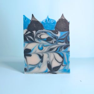 Charbon boisé - Savon en tranche - savon saponifié à froid - Savonnerie Cos'mo Atelier - Jura 39